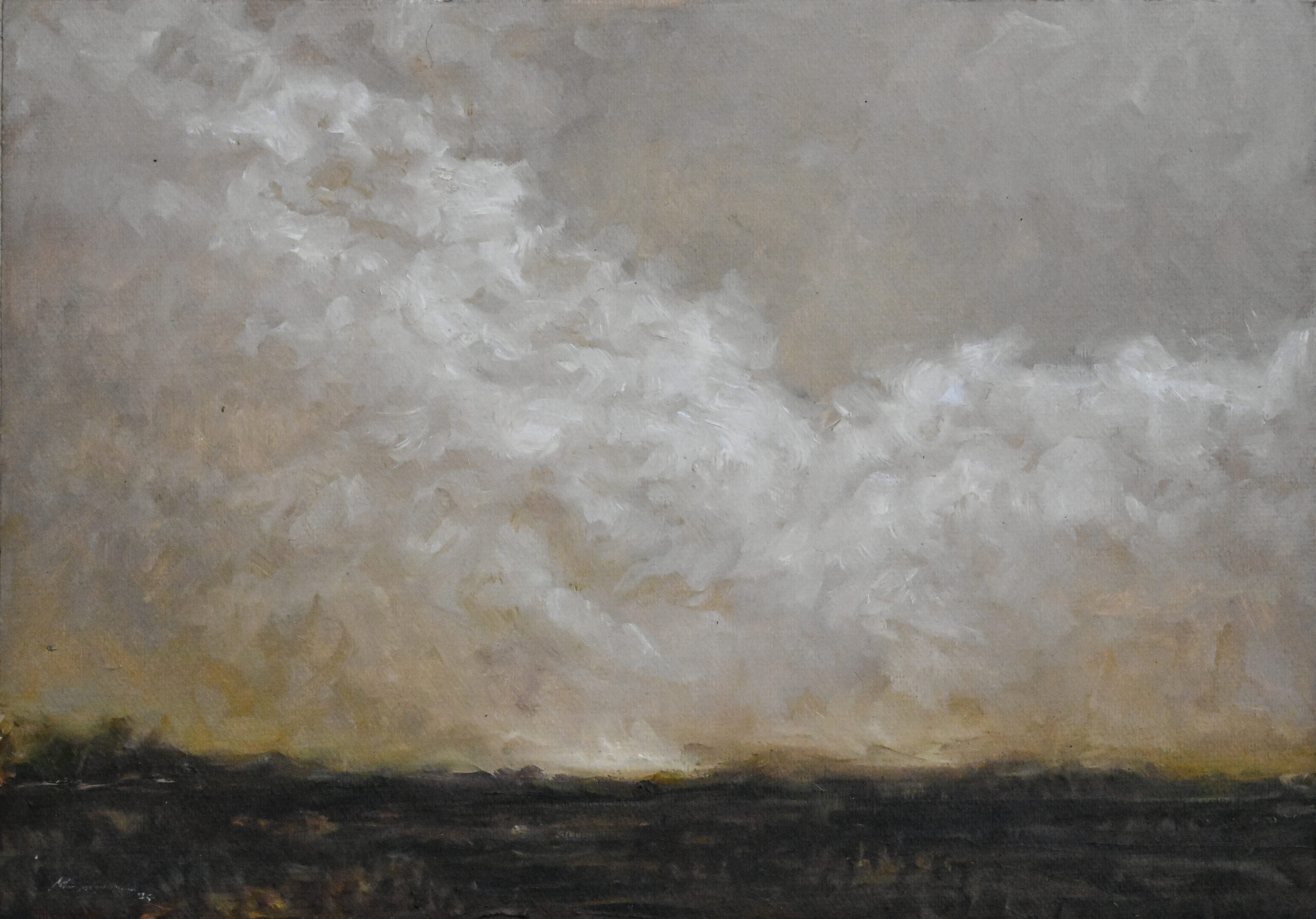 "My Landscape IV" Oil Painting - Image 2