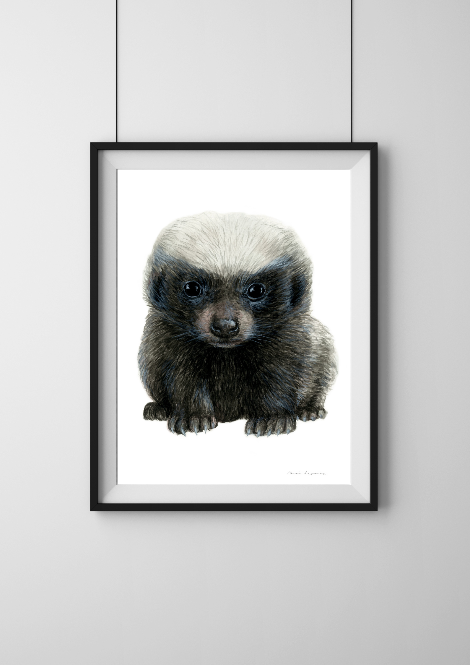 "Baby Honey Badger" Print - Image 2