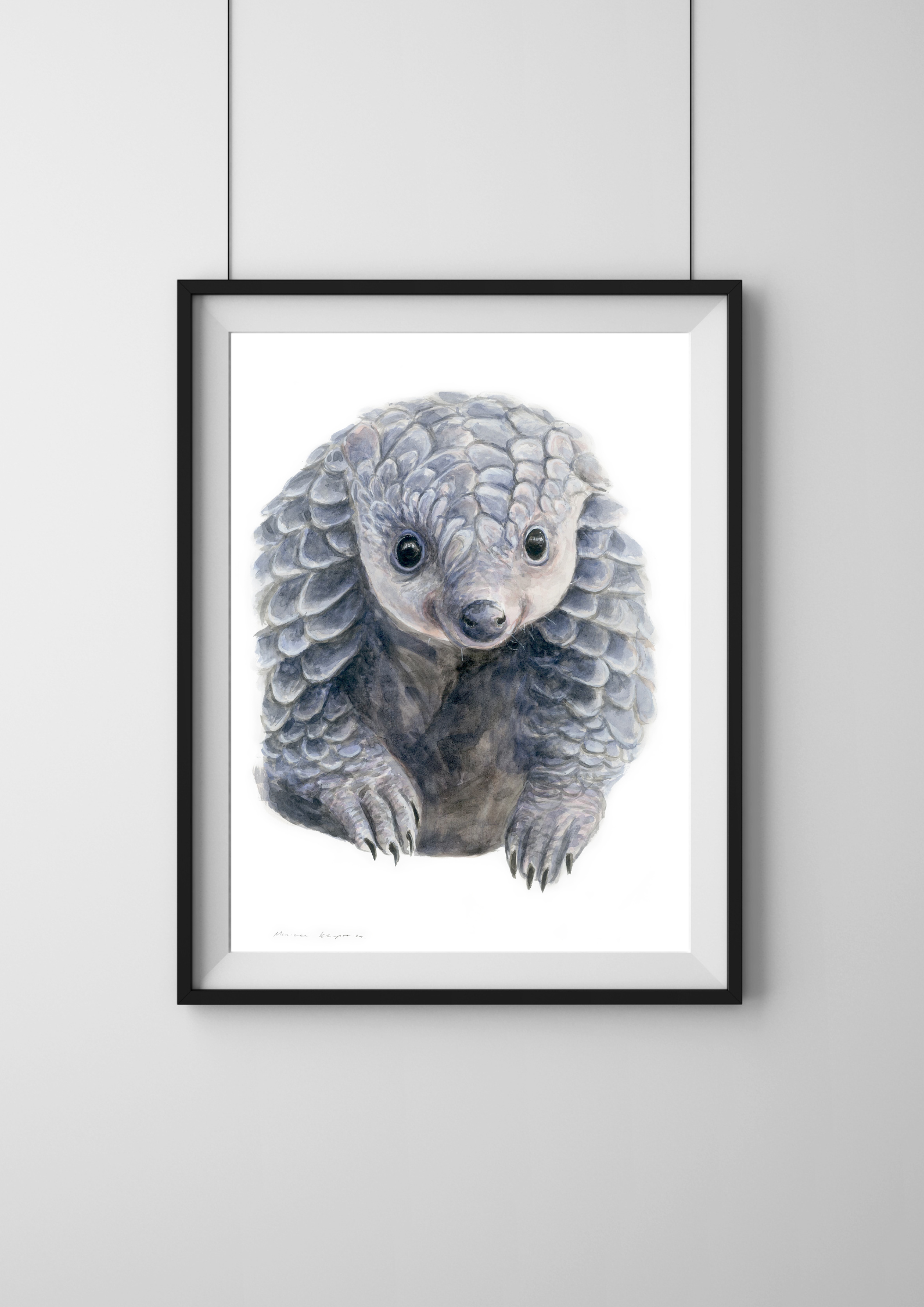 "Baby Pangolin" Print - Image 2
