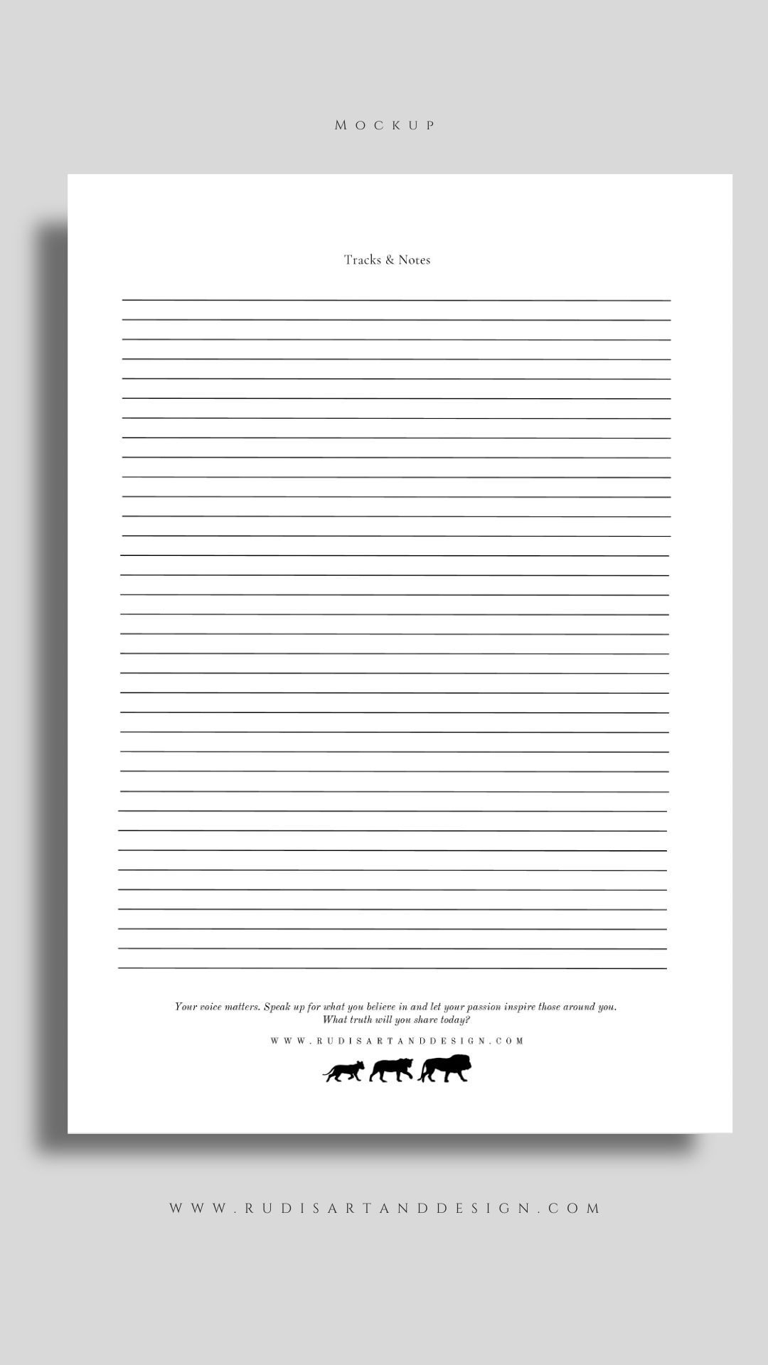 2026 Lion Themed Diary - Image 3
