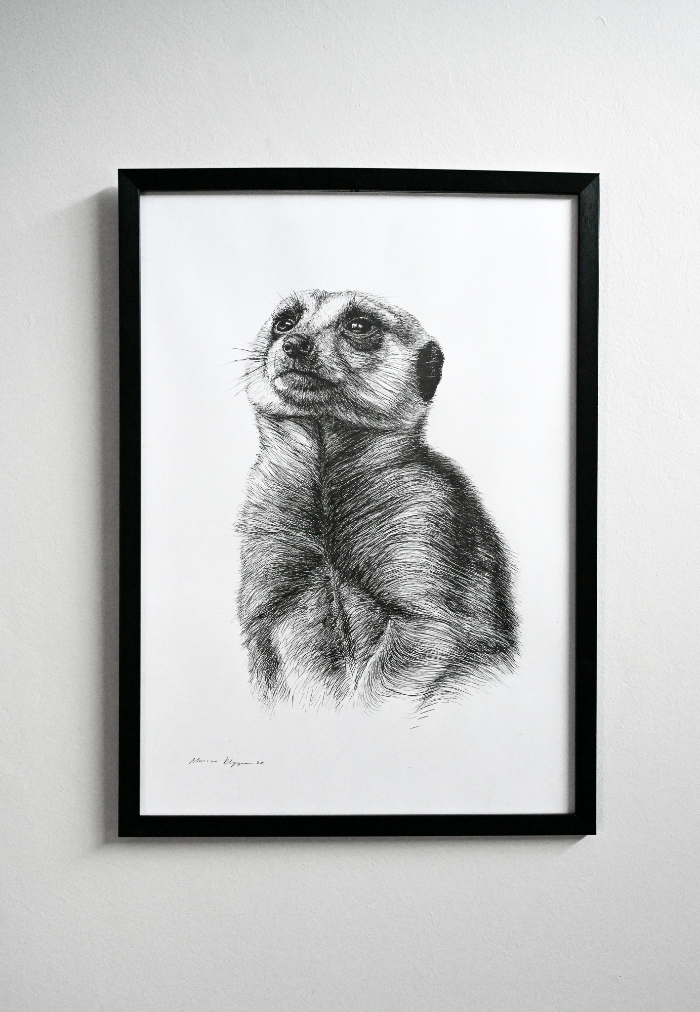 "Eyes to the Horizon" Pen Drawing