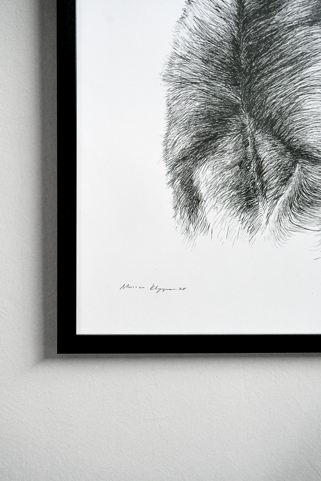 "Eyes to the Horizon" Pen Drawing - Image 2