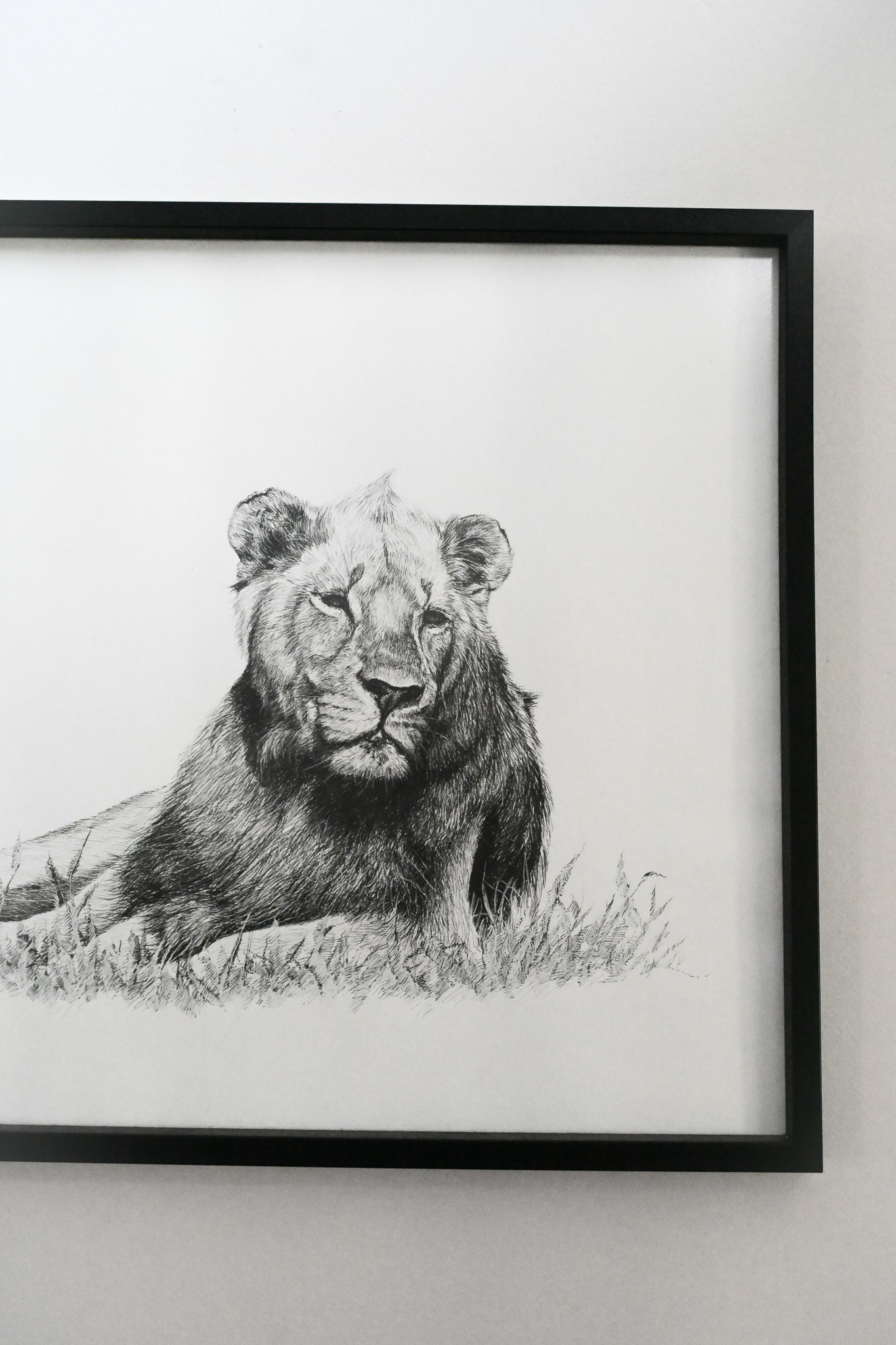"A Silent Encounter" Pen Drawing