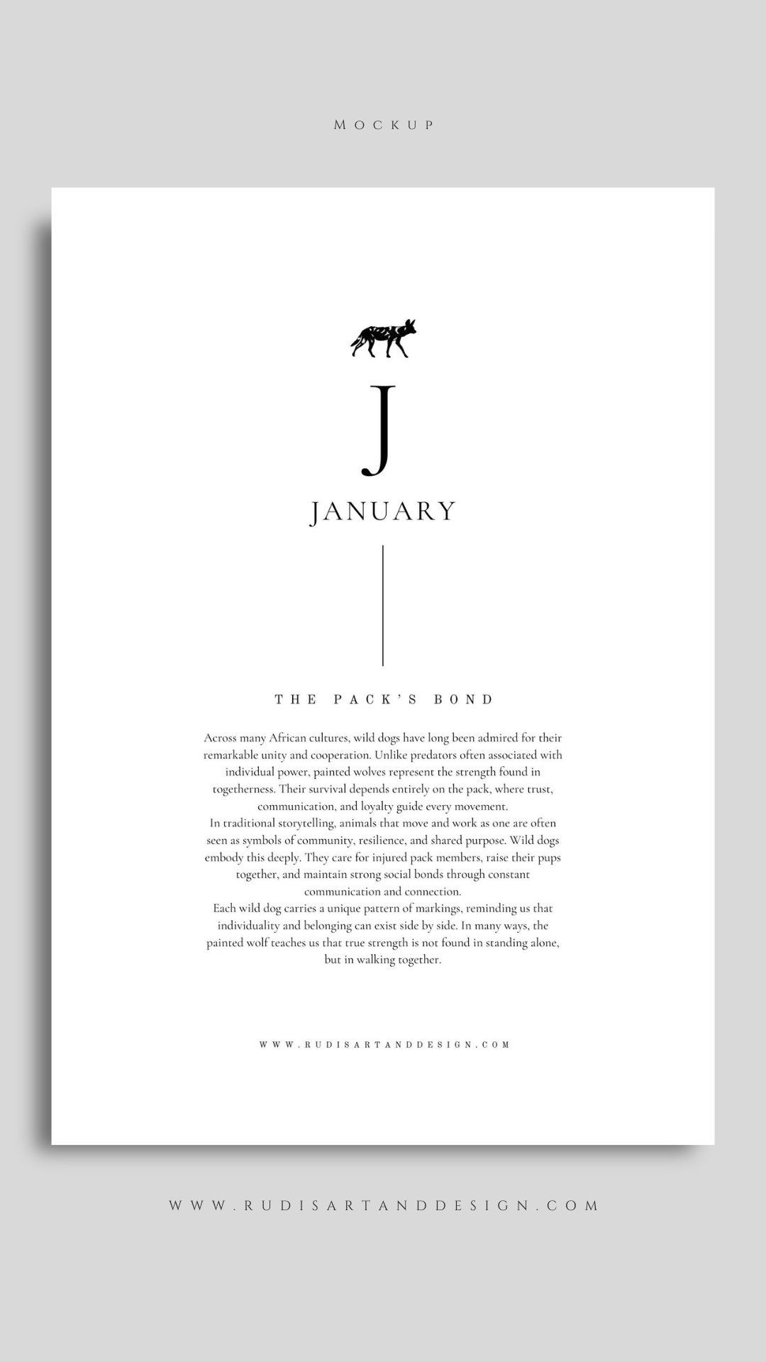 2027 Wild Dog Themed Diary - Image 2