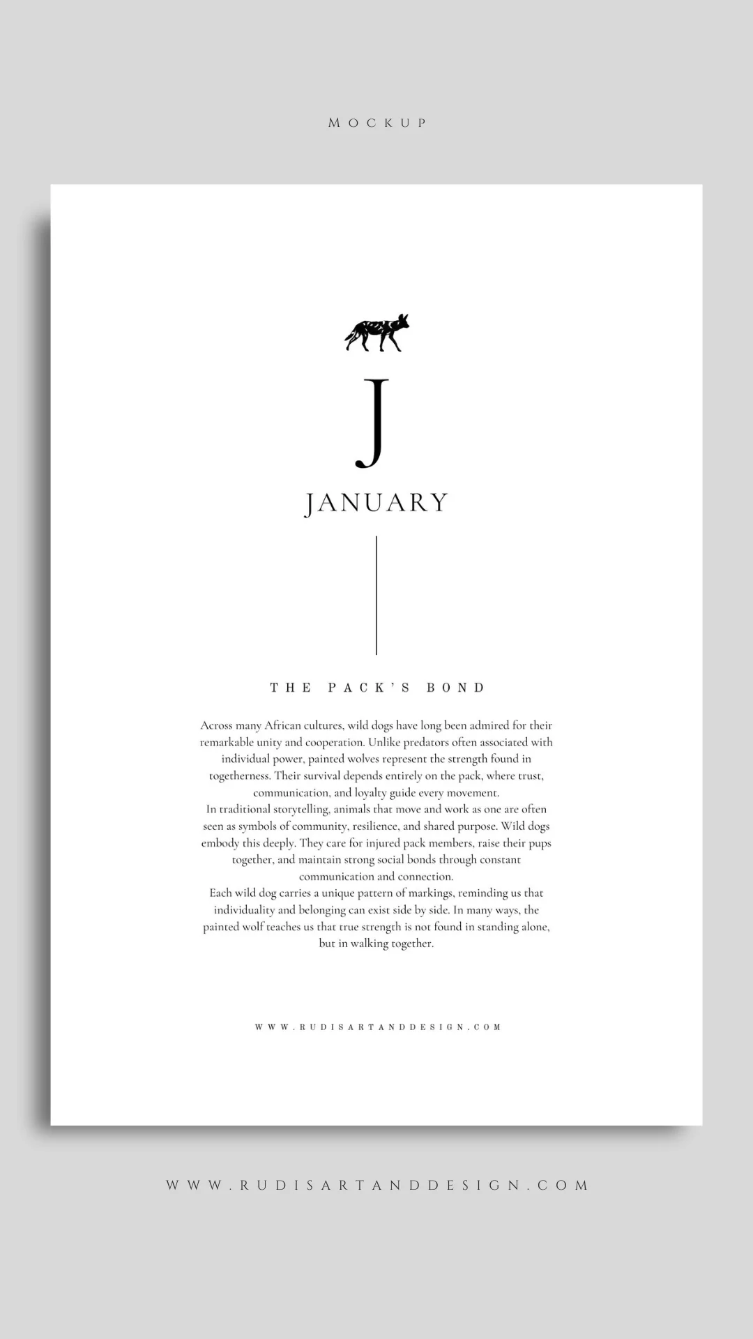 2027 Wild Dog Themed Diary - Image 2